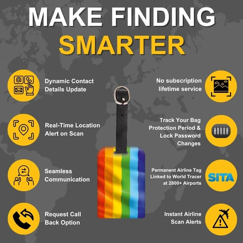 Smart Bag Security Tag - Pride [Pack 2]