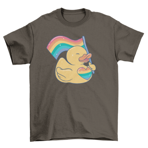 Lgbt rubber duck t-shirt