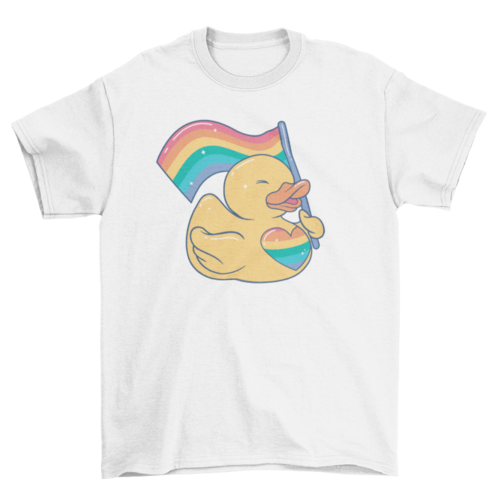 Lgbt rubber duck t-shirt