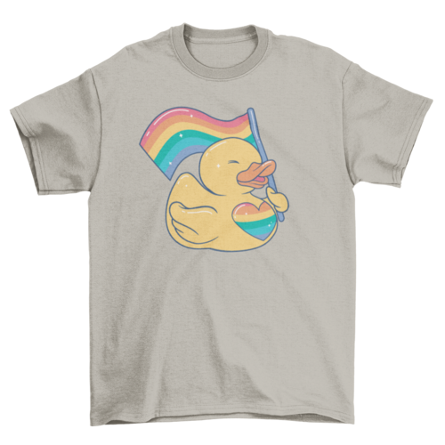 Lgbt rubber duck t-shirt