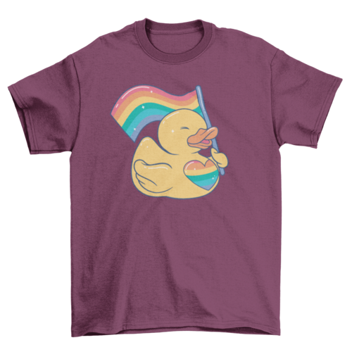 Lgbt rubber duck t-shirt