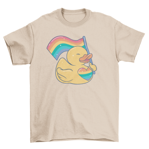 Lgbt rubber duck t-shirt
