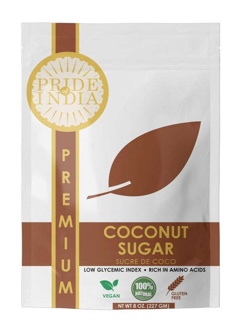 Coconut Sugar by Pride of India – Gourmet Grade & Gluten-Free –